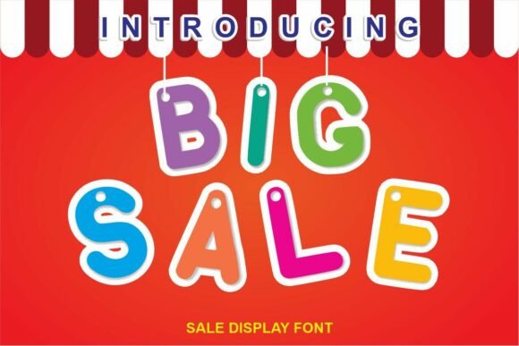 Big Sale: A Cheerful Display Font for Standout Designs