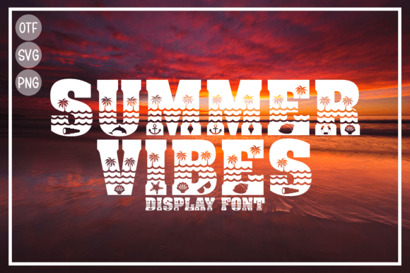 Capture the Sun-Kissed Energy of Summer Vibes Display Font