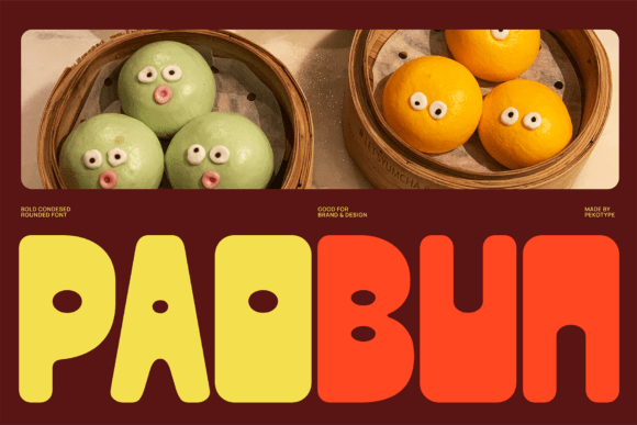 Discover PAOBUN: The Chunky Display Font Full of Personality