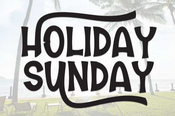 Discover the Joyful Spirit of the Holiday Sunday Font