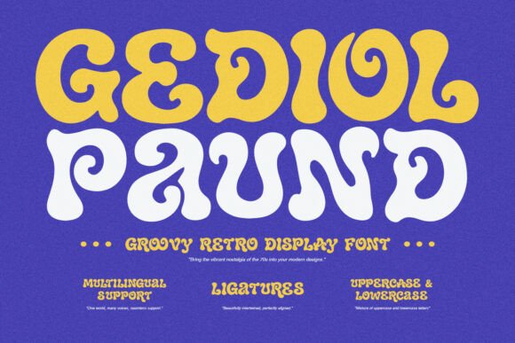 Gediol Paund: A Typeface That Brings 1970s Flair to Modern Design
