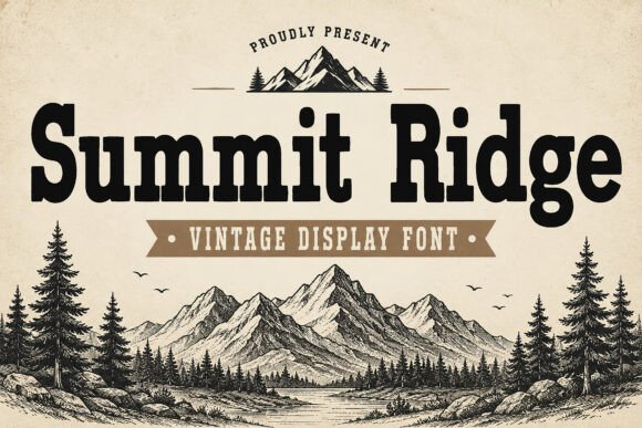 Summit Ridge: A Typeface Built for Adventure